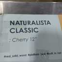 Mellow Naturalista Classic 12-Inch Solid Wood Platform Bed | Wooden Slats, No Box Spring Needed, Easy Assembly | Twin, Cherry