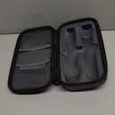 Wireless Microphone Case Compatible with JBL Wireless Two Microphone System, Handheld Dual Mic Travel Bag for Singing or Karaoke for Receivers, Adapters, AA Batteries (Grey)