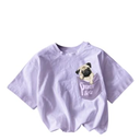 SweatyRocks Girl's Cute Graphic Print T Shirt Short Sleeve Cartoon Crew Neck Tee Top 10Y