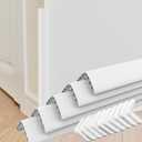 Wall Corner Edge Protector - 1x1x36 inch Baby Proofing Corner Guards, Self-Adhesive Furniture Edge Strips, for Home, Kindergarten, Office, 5 Pack White
