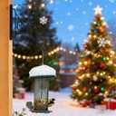 4 Pack 10" Christmas Plant Hangers Outdoor, Heavy Duty Hanging Plant Bracket, Indoor Wall Hooks, Decorative Planter Hanger for Wind Chimes Bird Feeders Flower Baskets Lanterns, Fence Porch