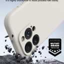 OTOFLY for iPhone 16 Pro Max Case, Compatible with MagSafe, Shockproof Magnetic Silicone Case for iPhone 16 Pro Max,[Military Grade Protection] [2 Pack Screen Protectors], Stone