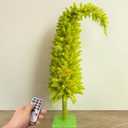 Whimsical Christmas Tree - Christmas Decorations - 5.2ft Pre-Lit Artificial Tree with Timer Remote Control 150 LED Lights - Xmas Holiday Decor for Indoor Home Living Room Office