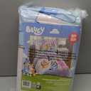 Jay Franco Kids Comforter Set Includes Sheets and Pillow Covers - Soft and Cozy Bed Set for Stylish Room Decor, Pink - Bluey 5 Piece Twin Size Bedding