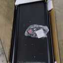 UREVO Strol 2E Smart 2-in-1 Folding Treadmill, Compact Walking Pad with Safety Handle, Plug and Play, Standing Desk Treadmill with Dual LED Display, Smart APP, Walking or Running for Home Office (Yellow)