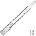 LONTAN 1 Pcs Center Mount Drawer Slides Bottom Mount for Cabinet and Dresser 16 Inch Heavy Duty Drawer Rails 10.74" Extension Glide Track