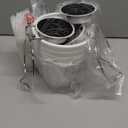 VirgoLeo Set of 3 Plastic Window Planter with Suction Cup Holder. Large Window Popagation. Clear Self Watering Window Mounted Plant Pots. Window Sill Planters Extender for Indoor Hydroponic Plants