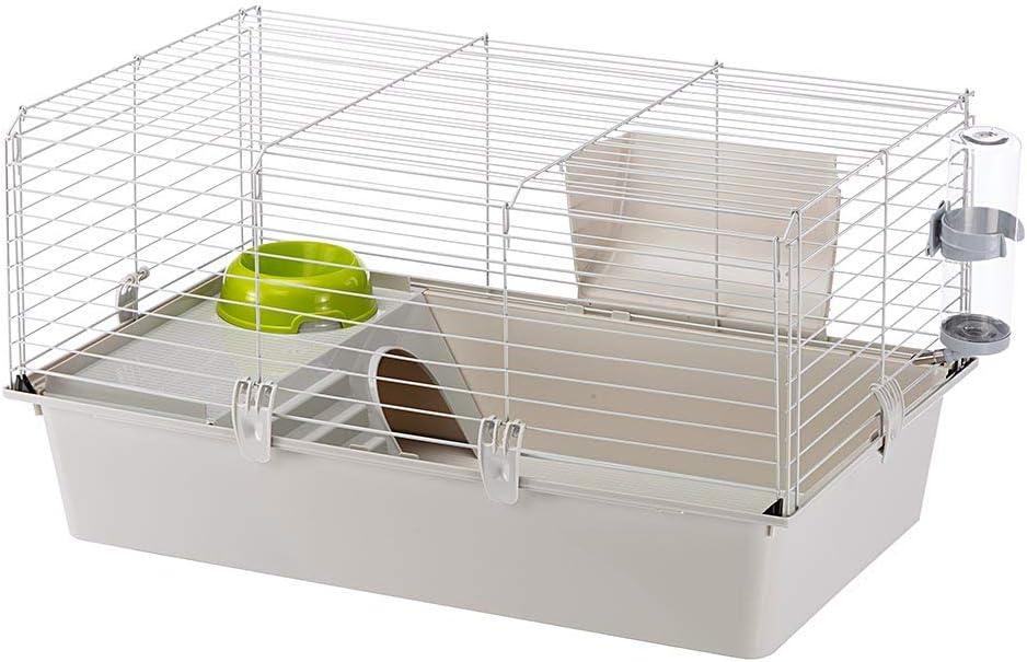 Ferplast Cavie Guinea Pig Cage & Rabbit Cage | Pet Cage Includes All Accessories to Get You Started 