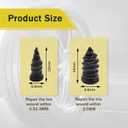 40PCS Tire Repair Rubber Nail, Vacuum Tire Repair Kits Spiral Rubber Nails, Tire Screw Plug Fast Tool Self Service Tire Repair Nail for car, Motorcycle, Truck, Tractor Tire Puncture Repair
