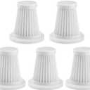 Car Vacuum Cleaner Original Filter Set, 5 HEPA Filter, Adapted to IYOFINE V8 Plus/ST-6653 Plus Handheld Vacuum Cleaners,Robust and Durable, Washable 5 PCS (5 Pack)