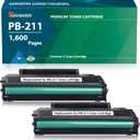 PB-211 Toner Cartridge Compatible for Pantum PB-211 PB211 PB-211E PB211EV Work with Pantum P2502W P2500W M6552NW M6550NW M6600NW M6602NW Printer Series (2 Pack, 1600 Pages)