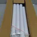 Closet Rod 50-99 Inches, Adjustable Heavy Duty Metal White Closet Rods for Hanging Clothes 1.3 Inches Diameter for Wardrobes Laundry