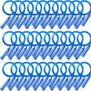 30 Pcs Kids Jump Rope,Colorful Jump Ropes for Kids,7.2 Feet Plastic Jump Ropes,Adjustable Skipping Rope,Jumping Ropes for Party Favors,Birthday Gifts,Indoor Outdoor Activity (Blue)