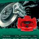 SCITOO 19B2698 19B2699 Front Left & Right Disc Brake Calipers Assembly w/Bracket For Pontiac For Vibe 2003-2008,For Toyota For Corolla 2003-2008,For Toyota For Matrix 2003-2008 Driver & Passenger Side