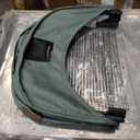 UPPAbaby RumbleSeat V3 Second Lower Seat - Compatible with Vista V2 and Vista V3 - All-Weather Seat + Magnetic Buckle Adapters Included - Gwen (Green Mlange/Carbon Frame/Saddle Leather), Manufacturing Date: 01/2026