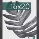 MCS Studio Gallery 16x20 Poster Frame Black Woodgrain Engineered Wood, Vertical & Horizontal Wall Hanging Large Picture Frame for Photos, Posters & Art Prints (1-Pack)