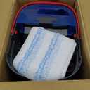 O-Cedar H2prO Flat Mop System | Quick Cleaning Tool | Clean with Water | Machine Washable Reusable Microfiber Mop Pad | Safe on Wood Floors, Vinyl, Tile, Baseboards, Walls