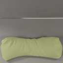 Buckwheat Neck & Cervical Pillows, Buckwheat Hulls Adjustable Roll Pillow, with Inner Liner Cervical Bolsters, Office Waist Support & Lunch Break for Pain Relief for Sleeping (Green)