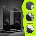 Protective Golf Simulator Case for The R50,Metal Golf Launch Monitor Case, Protects Against Collisions and Ventilation Design.Suitable for Golfers Indoor/Outdoor Use