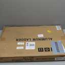 Telescoping Ladder, 8.5FT Aluminum Extension Ladder with 2 Replacement of Non-Slip Rubber Cover, 330 lb. Load Capacity, Telescopic Ladder Portable Multi-Purpose for Indoor Outdoor Work