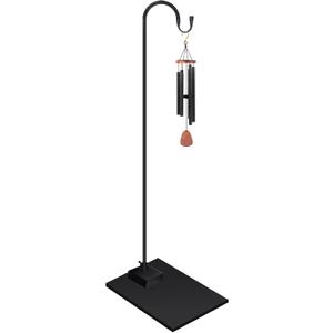 63 Inch Adjustable Shepherds Hooks for Outdoor Indoor, Wind Chime Stand for Patio, Balcony, Home, Shepherd Hooks for Bird Feeder, Lantern, Wind Chime, Hanging Plants