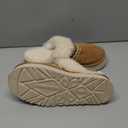 HHUQ Slippers for Women, Winter House Slippers Indoor Outdoor, Fuzzy Platform Slippers Womens (9-10, Chestnut)