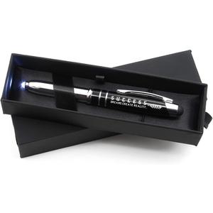 Inkstone Success Business Stylus Pen with Light - 3-in-1 Multi-function Luxury Pen to Write, Light, and Touch. - Corporate Business Gift for Professionals, Students, Company Employees, Clients