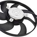 WFLNHB Radiator Cooling Fan Replacement for Passat 2006-2012 Jetta 2005-2014 1K0959455ET Right