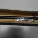 Heavy Adjustable Curtain Rod, 1 inch, 28-48 inch, Round Cap, Ceiling Mount, Premium Aluminum Brackets, Outdoor Patio