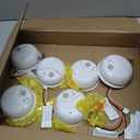 First Alert SMICO100-AC Interconnect Hardwire Combination Smoke & Carbon Monoxide Alarm with Battery Backup, 6-Pack (Manufacture:  2026 Apr 21)