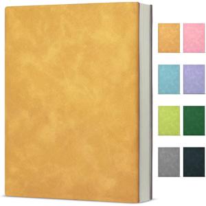 Journal Notebook for Women Men, College Ruled Notebook for Work School Writing Note Taking Journaling, 6 x 8.2 Inches -Orange