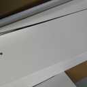 AMADA HOMEFURNISHING Floating Shelves Wall Mounted, 24 x 7 Inch Wall Shelves for Bathroom, Bedroom, Living Room, White Shelves Set of 2