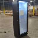 8.5 Cu.Ft Commercial Refrigerators, Display Fridge with Double-Tempered Glass Door, Outdoor Beverage Refrigerator with Locking, Key & LED, Beverage Cooler for Bar, Office, Restaurant