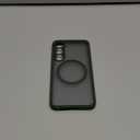 TOCOL Magnetic for Samsung Galaxy S25 Case, Upgraded Full Camera Protection, Compatible with Magsafe, Drop Protection Slime Clear Back Cover for Samsung Galaxy S25 6.2Inch (Alpine Green)