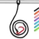 OCEANBROAD Kayak Paddle Leash Stretchable Strap Lanyard Rope for SUP Kayaking Boating Canoeing Fishing Pole Rod 4-7 Feet (Black)