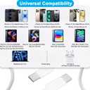 iPhone 17 16 Charger Fast Charging,Apple iPhone USB C Fast Charger Block,2Pack 6FT Type C USB C to C Woven Cable Cord for iPhone 17/17 Pro Max/17 Pro/Air/16 Pro Max/16 Pro/15 Pro Max,iPad Pro/Air/Mini