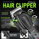 Professional Cordless Hair Clipper and T-Blade Beard Trimmer Set for Men, LED Display,Quiet Motor,Lightweight Ergonomic Design,Rechargeable Grooming Kit for Haircut,Beard & Detailing,Gifts for Men
