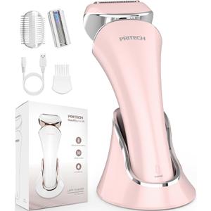 Electric Shaver Women Rechargeable Razor Ladies Shaver,Lady Razor for Legs,Arm,Underarm,Bikini,USB Rechargeable Razor Wet&Dry Cordless for Woman (Pink)