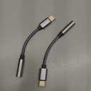 ENVEL USB C to 3.5mm Headphone Jack Adapter, 2 Pack Type C to Aux Audio Dongle Cable Cord Compatible with iPhone 17 16 15 Pro Max Samsung Galaxy S25 S24, iPad Pro M2 M3 M4, Google Pixel 7 8 (Gray)