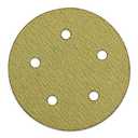 BHA 5" Inch 5 Hole Hook and Loop Sanding Discs for Orbital DA Sanders - 100 Pack (220 Grit)