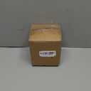 HAOTOP Farmhouse Porcelain Salt Bowl with Lid and Spoon 12oz,Easy to Clean (White)