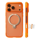 TORRAS Ostand Q3 Air for iPhone 17 Pro Case 6.3'' with Stronger Magnetic Stand, Fit for Magsafe, Airbags Miltary Protection, Camera Control for iPhone 17 Pro Case, Shockproof & Stylish, Horizon Orange