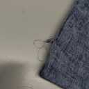 MIULEE Pack of 2 Couch Throw Pillow Covers 18x18 Inch Soft Dark Grey Blue Chenille Pillow Covers for Sofa Living Room Solid Dyed Pillow Cases