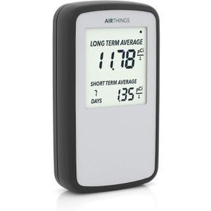 Airthings Corentium Home Radon Detector 223 Portable, Lightweight, Easy-to-Use, (3) AAA Battery Operated, USA Version, pCi/L