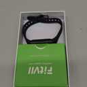 FITVII FINO 2 Slim Fitness Tracker, Smart Watch with Blood Oxygen, Sleep Monitor, 24/7 Heart Rate & Blood Pressure, IP68 Waterproof Health Activity Trackers with Calories Step Counter for Women Men (Black)