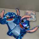Cute Large Stitch Blue Cartoon Kids Bday Party Quality Foil Balloon Baby Shower