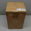 Mbillion Small Trash Can with Swing Lid 4 Gallons/ 15 Liter, Mini Trash Can with lid, Stainless Steel Cylindrical Garbage Can for Home and Office Bathroom Bedroom, for Ground and Desktop White