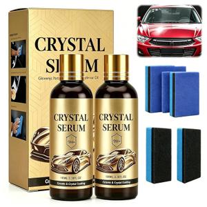 Crystal Serum for Cars 100 ml Advanced 9H Hydrophobic Graphene Ceramic Coating Paint Sealant(2PCS)