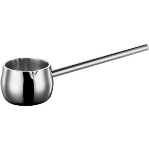 IMEEA Mini Butter Warmer Pot with Long Handle Induction Milk Warmer Pot Small Saucepan SUS304 Tri-Ply Stainless Steel (10oz/300ml)