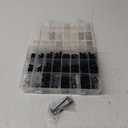 Kadrick Metric Screw Assortment, 2000PCS Metric Bolt Assortment Kit M2 M3 M4 M5 Machine Screws with Lock & Flat Washers, Grade 10.9 Alloy Steel Hex Socket Button Head Black Screws Nuts and Bolts Kit